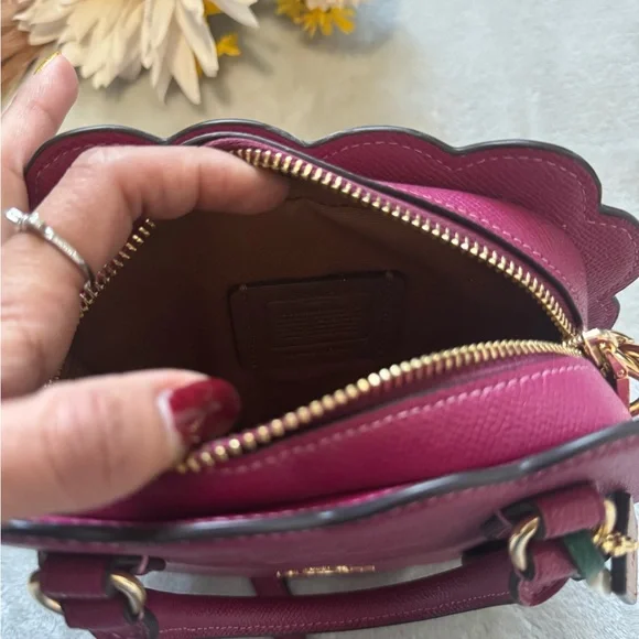 Coach Raspberry Mini Bag - Picture 4 of 6